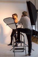 Beauty-Shooting eines Besuchers bei der AG Menschen & Reportage