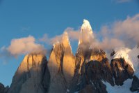 Der Cerro Torre im Abendlicht - Faszinierender Fels