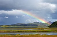 Märchenhafte Stimmung über Landmannalaugar